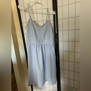 R&K Blue and White Striped Kids Dress